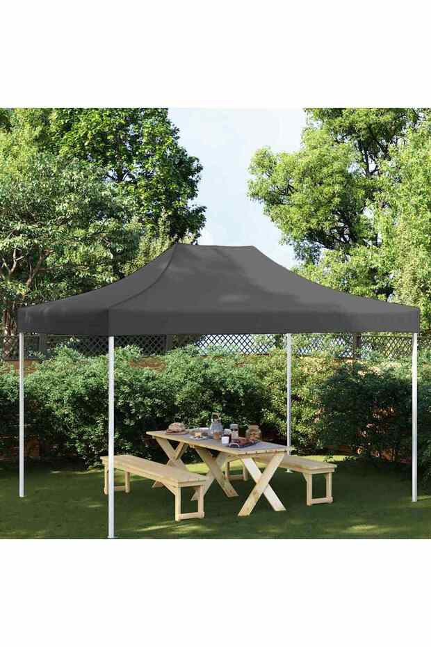 Party Tent Roof 4.5x3 m Anthracite 270 g/m²