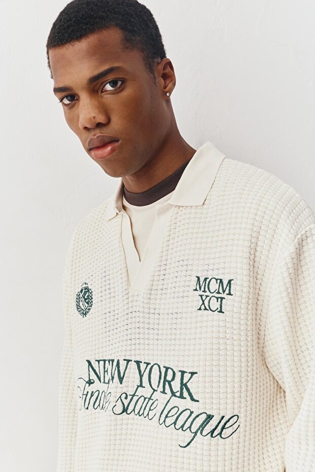 Nakışlı New York Polo - 4