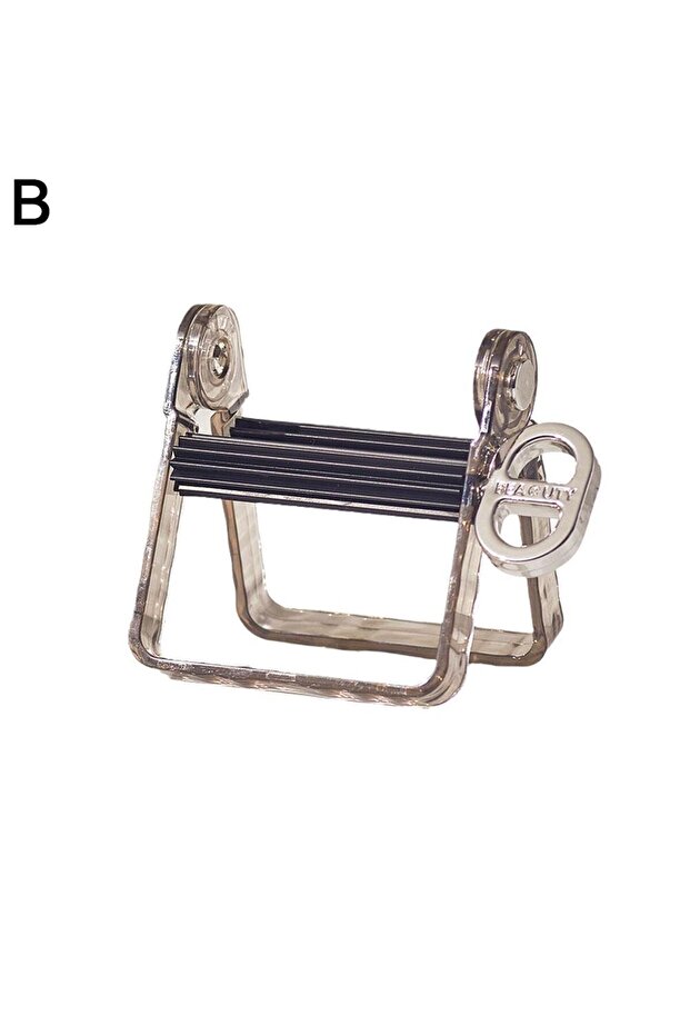 عصارة معجون أسنان سوداء، أداة عصر معجون الأسنان، موزع معجون الأسنان، مقبض عصارة معجون الأسنان الدوار - 1