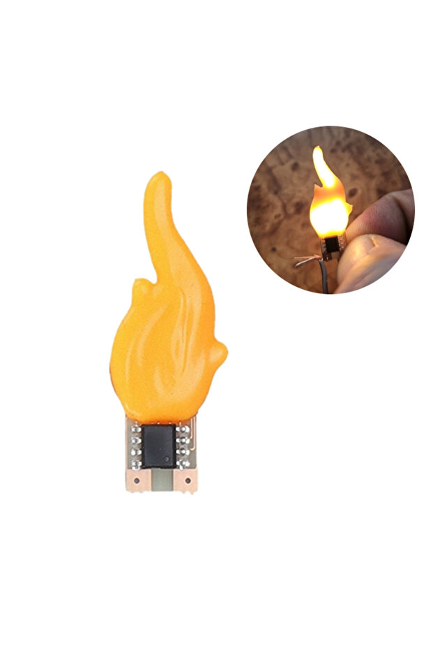 5PCS B-Flame Filament 10~1PCS 3V Led COB Flash Candles Edison Flame Warm Diode Birthday Party Decora