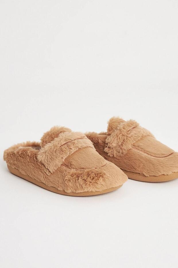 Loafer Taba PeluşTerlik - 1