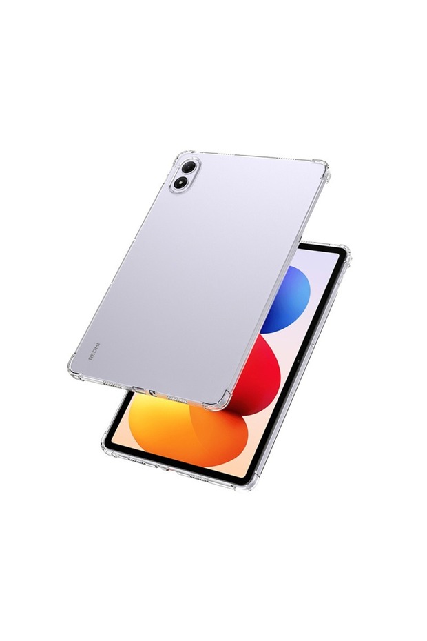 جراب حماية شفاف لجهاز Redmi Pad 2 Pro 12.1 بوصة، سميك، مزود بوسادة هوائية ناعمة.