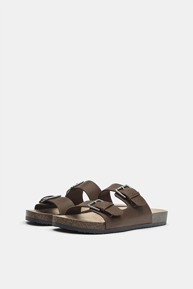 Tokalı bantlı sandalet - 4