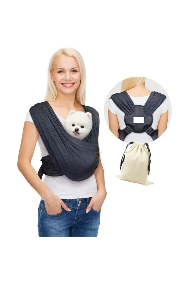 one size black Dog Carrier for Small pet Front Facing Carrier Sling Hands Free Cat /Adjustable/Breat