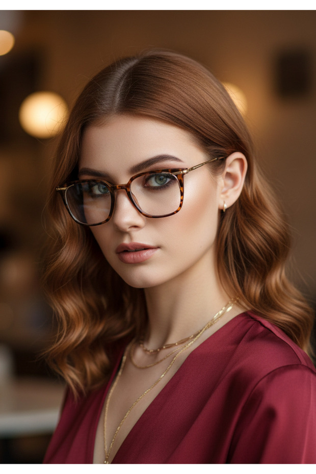 Bamboo | Blue Light Protection Screen Glasses Glass Replaceable Unisex Stylish Modern Framed Glasses
