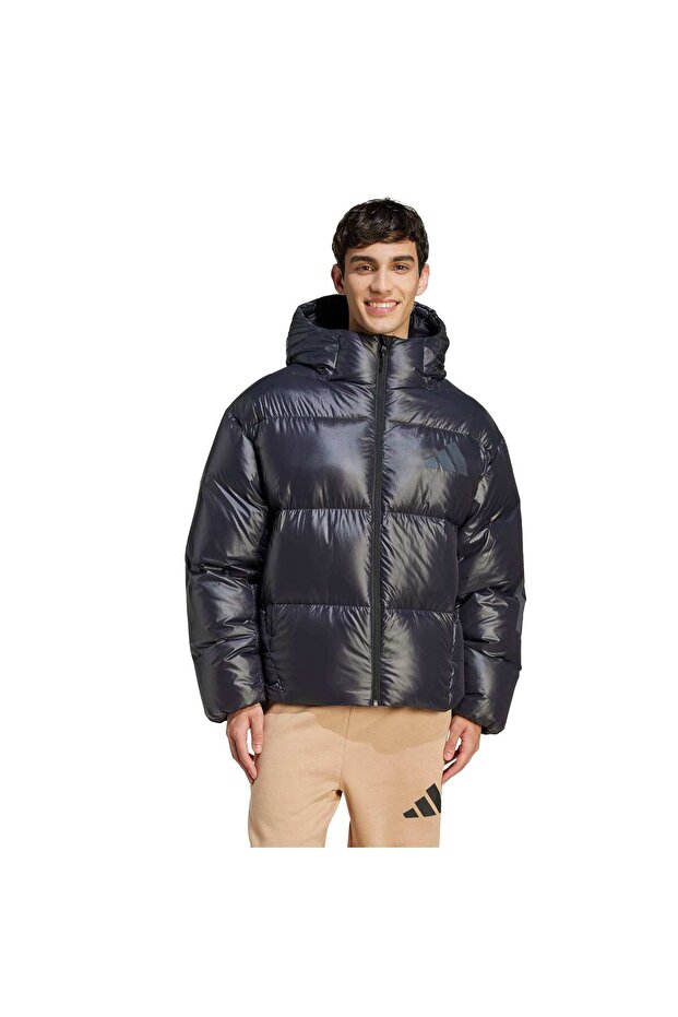 M Z.N.E. PUFFER Erkek Siyah Ceket JL6905 - 1