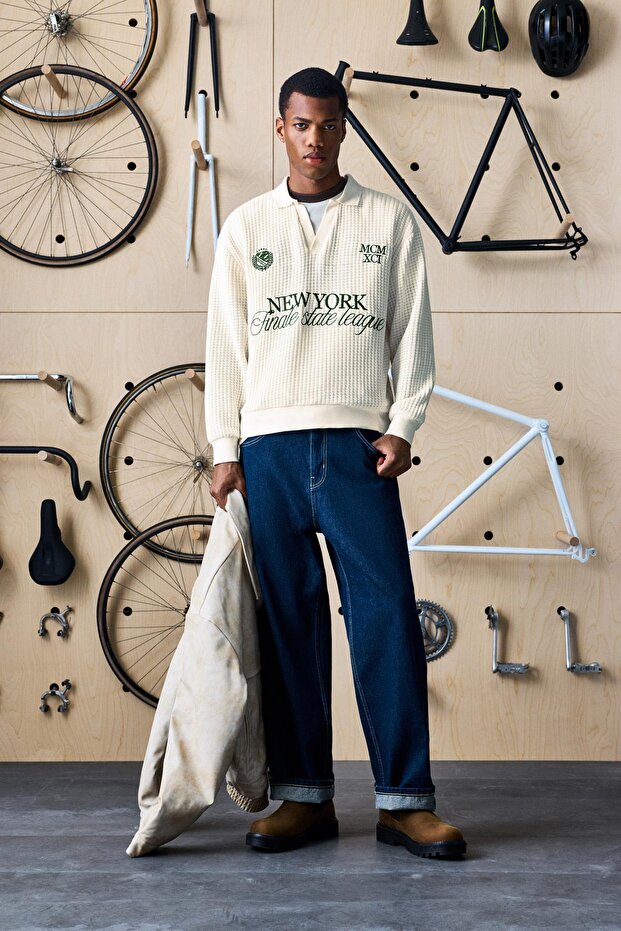 Nakışlı New York Polo - 1