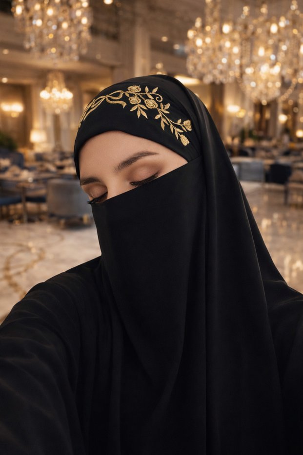 Embroidered Souffle, Hijab Souffle, Embroidered Scarf, Headscarf