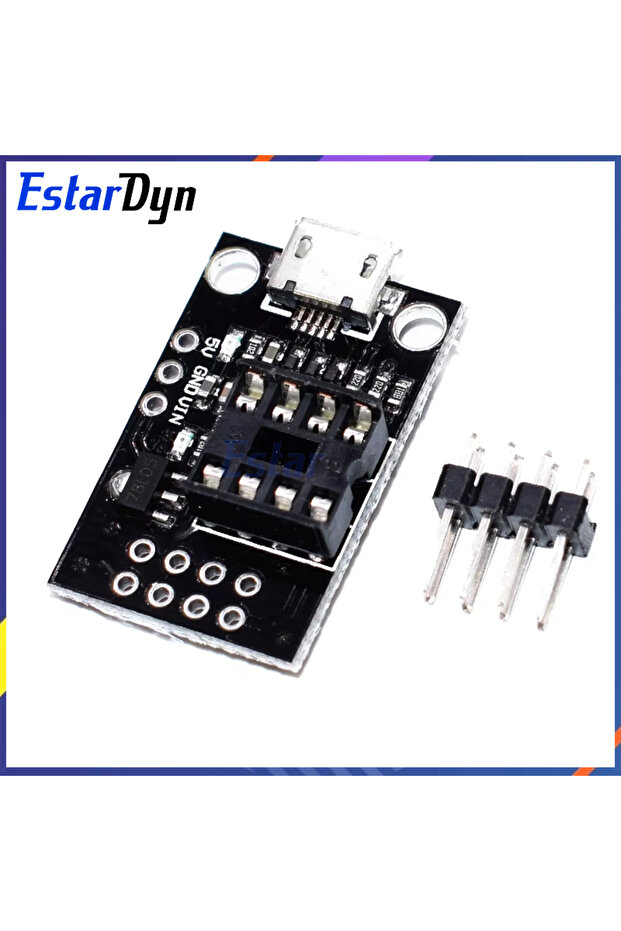 Estardyn ATtiny13A / ATtiny25 / ATtiny45 / ATtiny85 Pluggable ATTINY Development Programming Bare... - 3