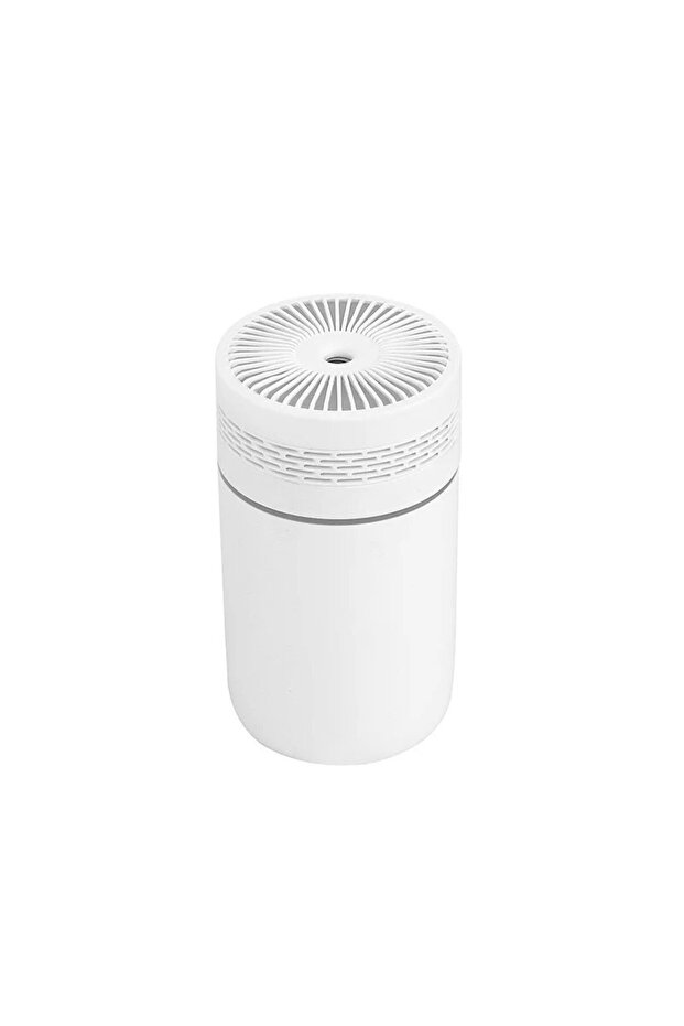 White Car Humidifier Mini Seven-Color Aroma Humidifier Car Air Purifier Small Atomizer Household Bed
