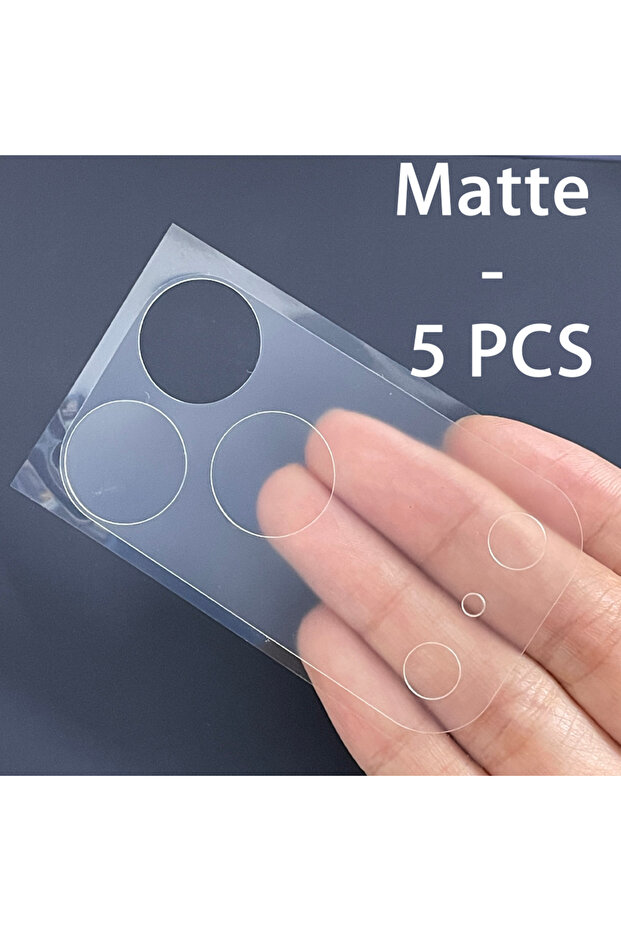 For iPhone 17Pro Max Matte 5 Pcs 5 Pcs HD / Matte Lens Fibre Base Protective Film For iPhone 17 Pro