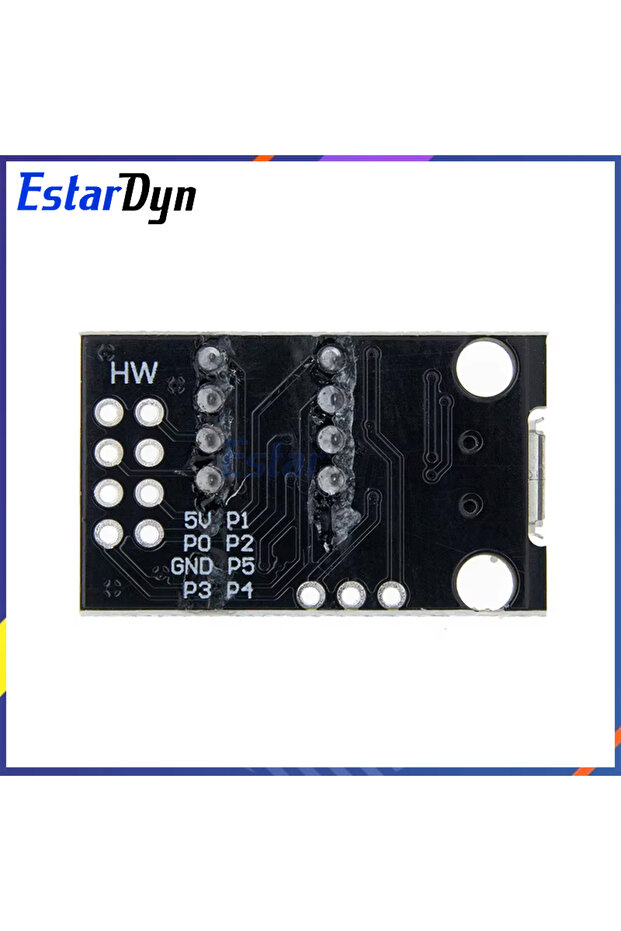 Estardyn ATtiny13A / ATtiny25 / ATtiny45 / ATtiny85 Pluggable ATTINY Development Programming Bare... - 2