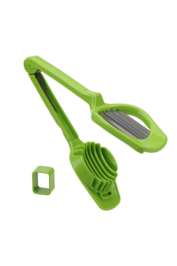 black Handheld Mushroom Kiwi Divider Tomato Cutter Egg Slicer Egg Split Device Multifunction Slicing