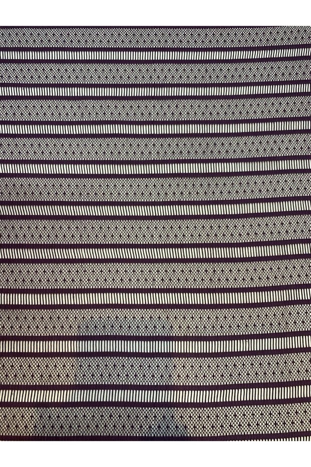 Purple Lace Fabric Striped -
