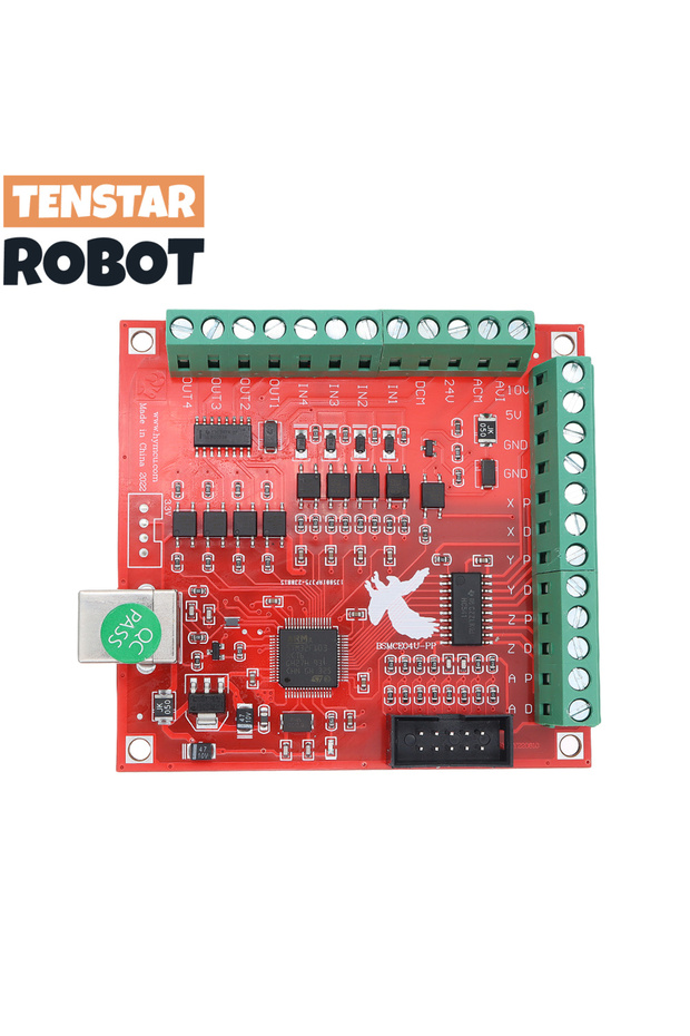 لوحة توصيل CNC USB MACH3 100 كيلو هرتز، وحدة تحكم حركة رباعية المحاور