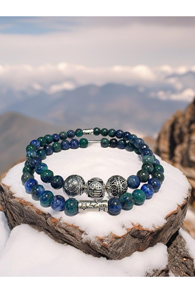 Set 2 Bratari Barbati Azurit - 1