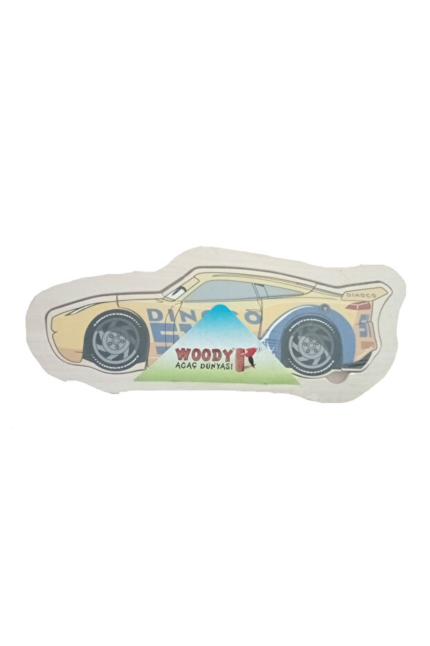4 Piece Wooden Car Puzzle Jigsaw Puzzle Pazıl