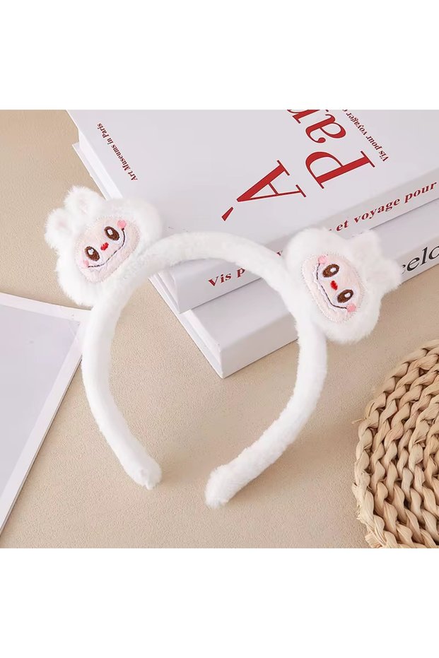 Labubu Figure Fun Plush Crown Hair Accessories Girl Child Young Woman Gift