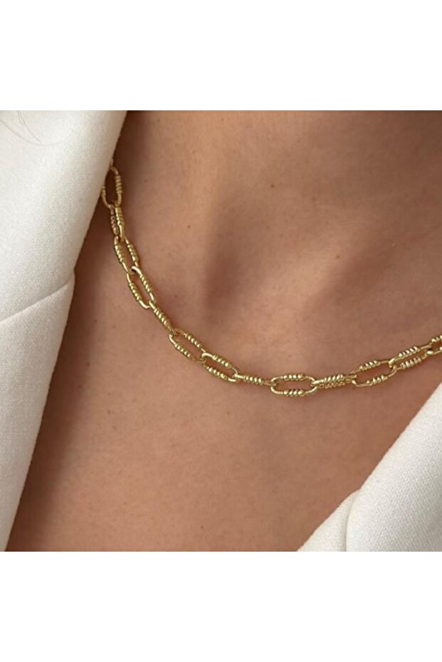 Chain Ring Ring Kolye - 1