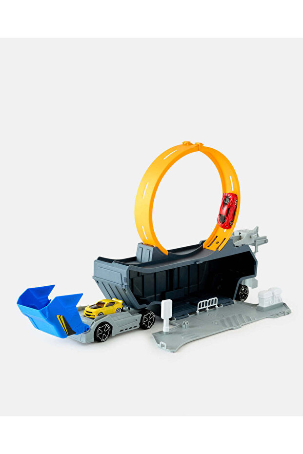 مجموعة ألعاب سيارات متنوعة مزودة بحاويات قذف - 1