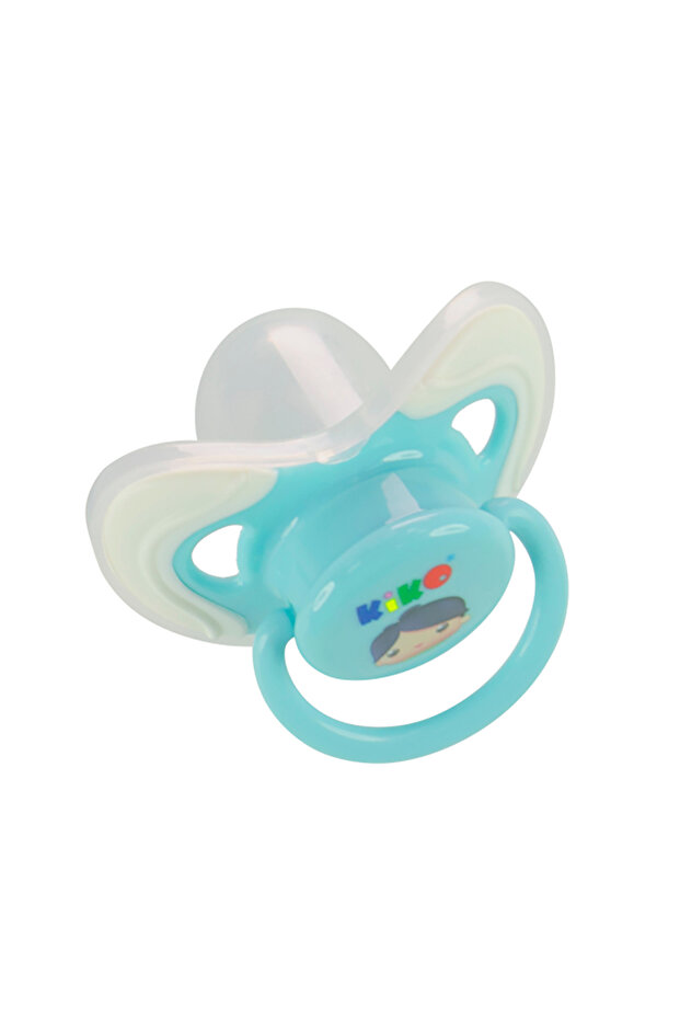 2PK PACIFIER WITH SILICONE BAGLET ( 0 M+)Pink