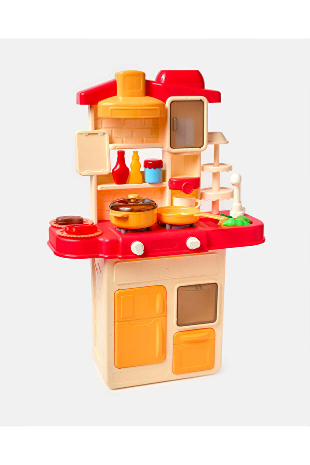 Yellow And Red Spraying Kitchen 43 Pcs Set