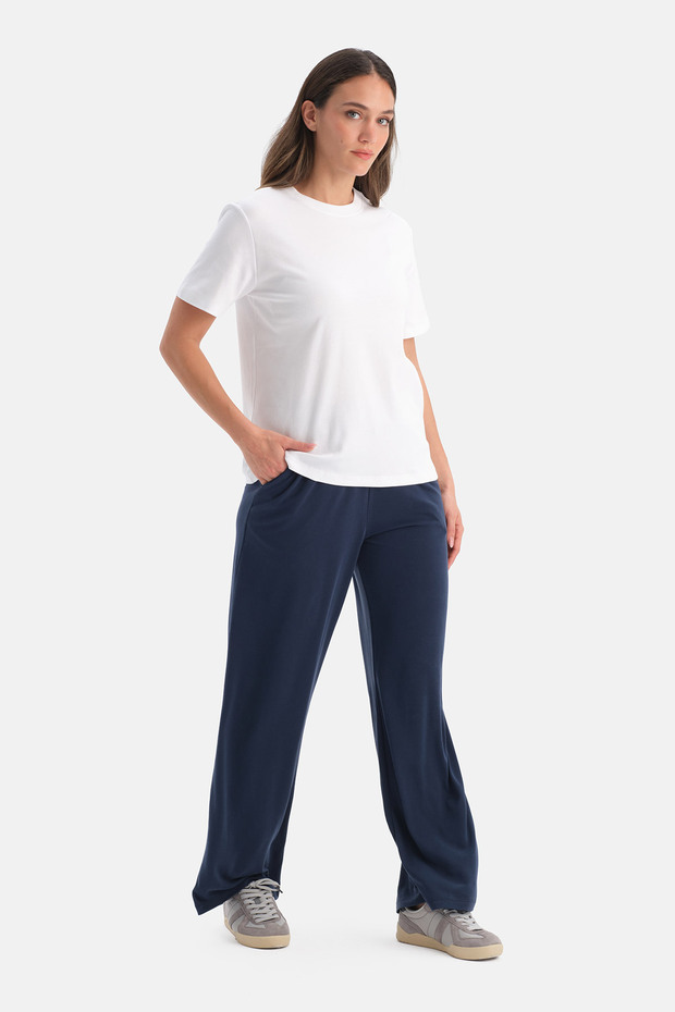 BİSİKLET YAKA BASIC TİŞÖRT - 4