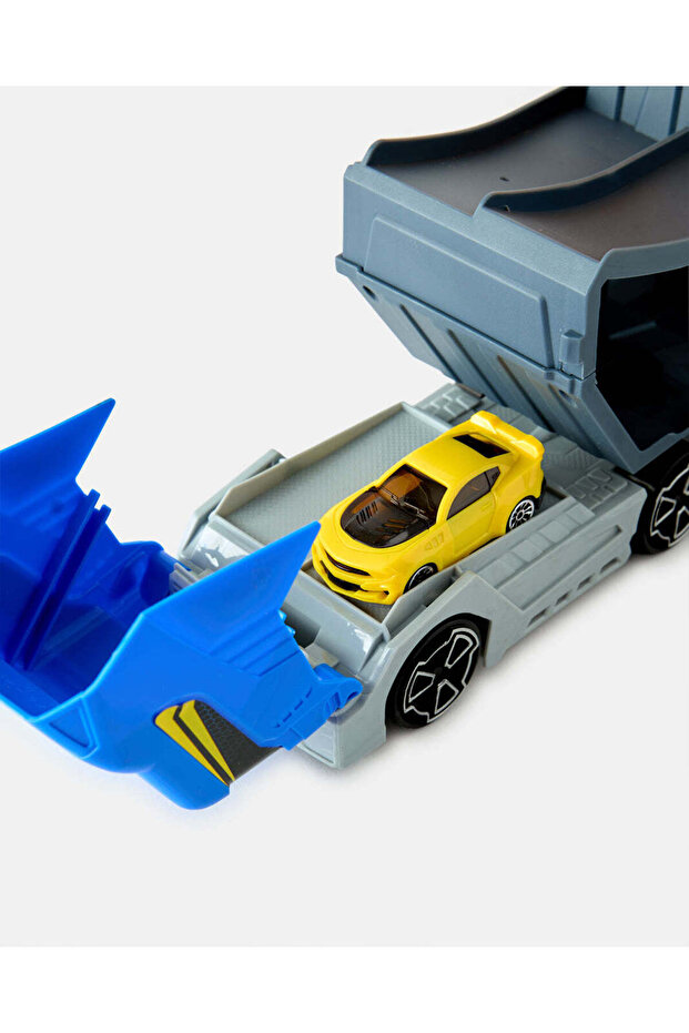 مجموعة ألعاب سيارات متنوعة مزودة بحاويات قذف - 2