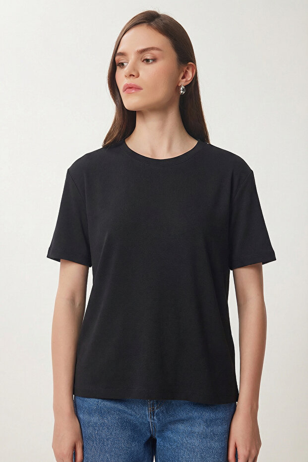 Basic Örme T-shirt - 3