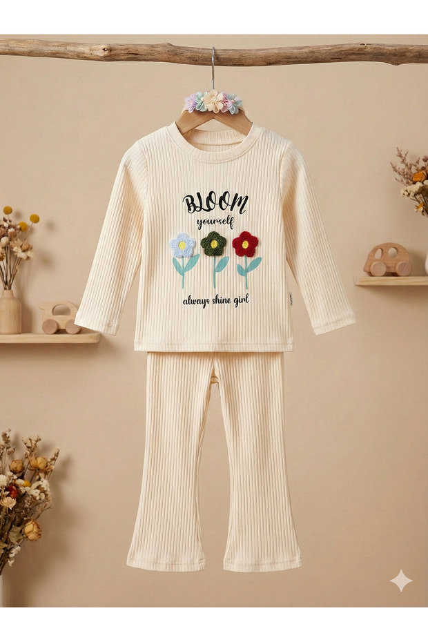 Baby Girl & Child Floral Embroidered 2-Piece Set