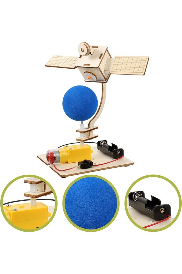 نموذج قمر صناعي يمكنك صنعه بنفسك - مشاريع تعليمية في مجالات العلوم والتكنولوجيا والهندسة والرياضيات - 5
