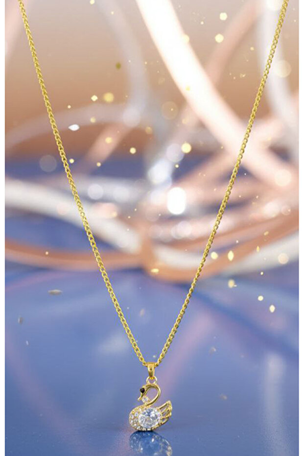 Six Colors Blue Zircon Stone Peacock Necklace