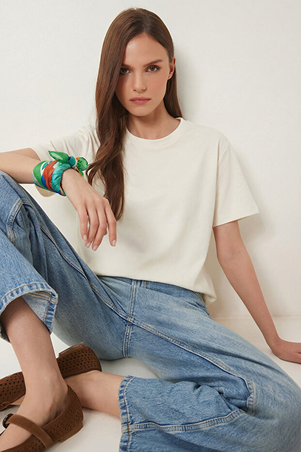 Basic Örme T-shirt - 1