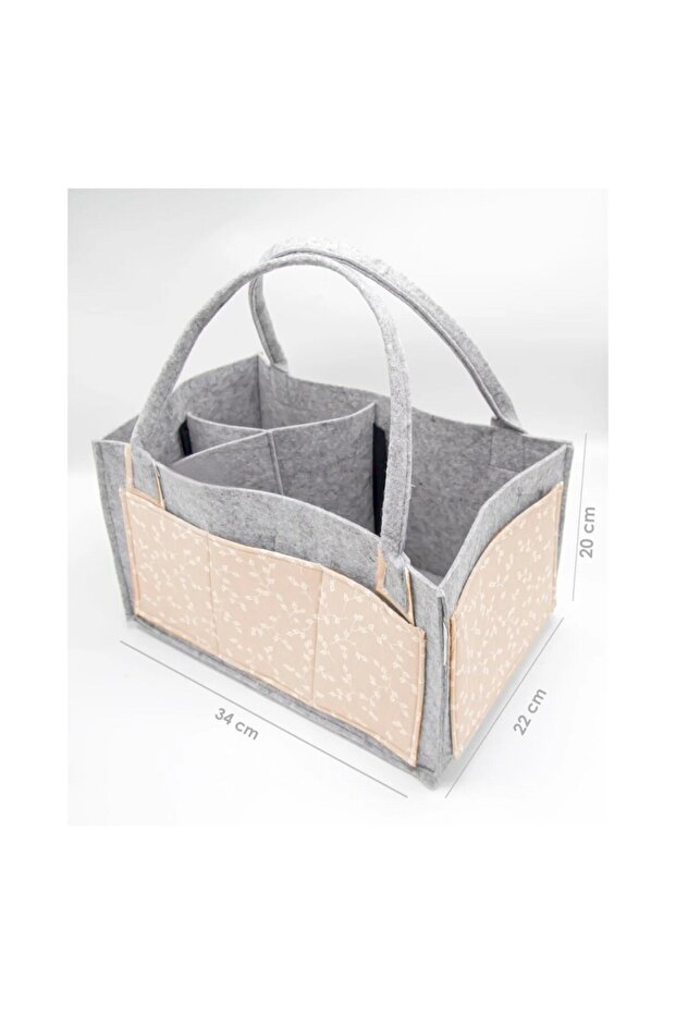 Felt Mother Baby Care Bag 772 Salmon Flower