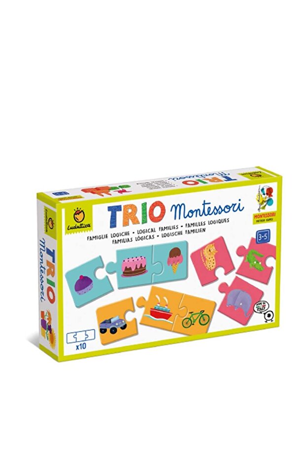 Joc De Logica Trio Montessori - Asocieri, Ludattica, 3 to 5 Years Ago