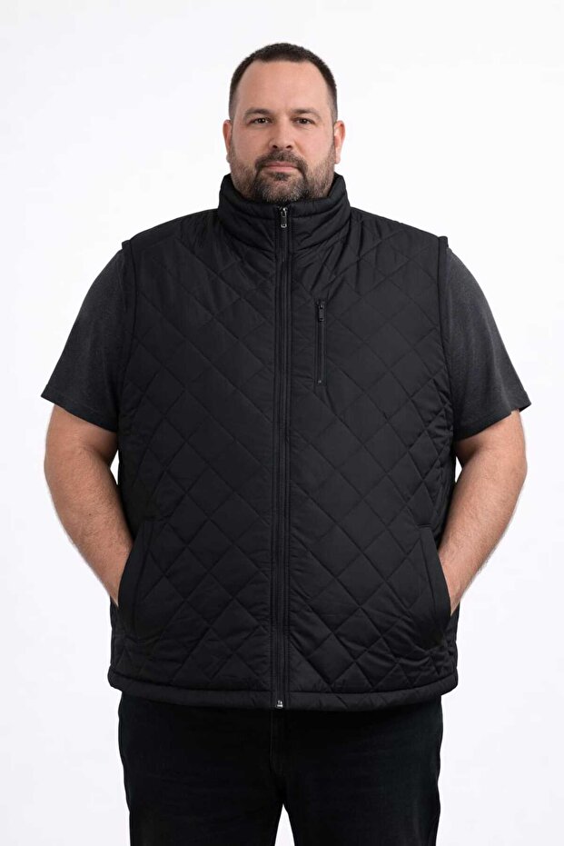 Super Big Size Quilted Vest.8,9,10,11,12Xl