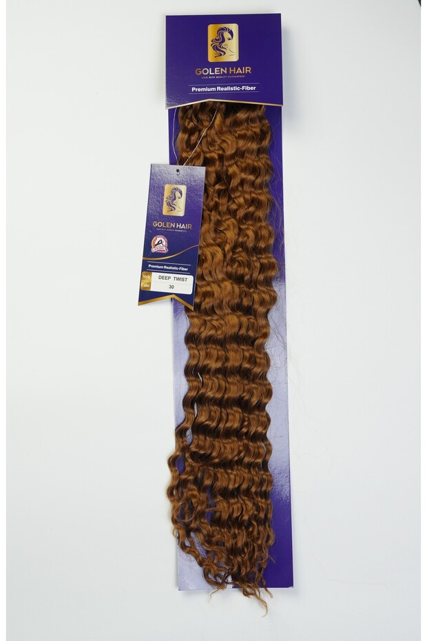 Hair Deep Wave Braids 22 Inches Color 30 – Deep Wave Crochet Hair - 2