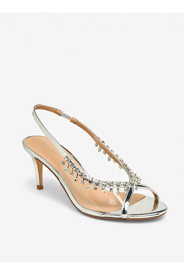 Women Embellished Stiletto Heel Slingback Shoes