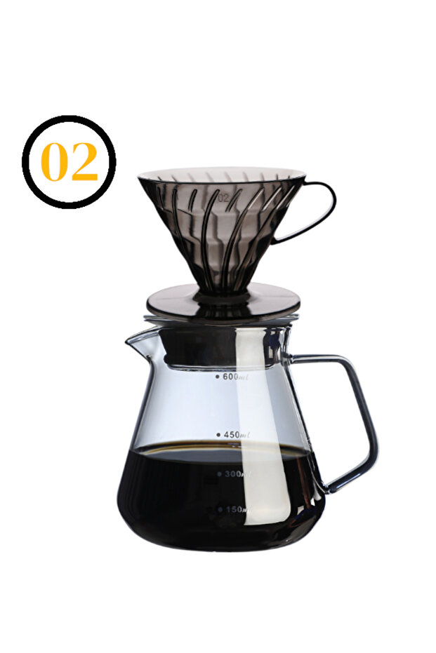 طقم القهوة v60 سيرفر وقمع