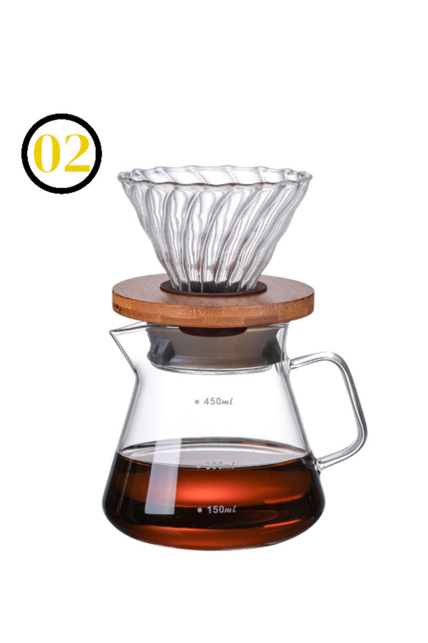 طقم القهوة v60 سيرفر وقمع