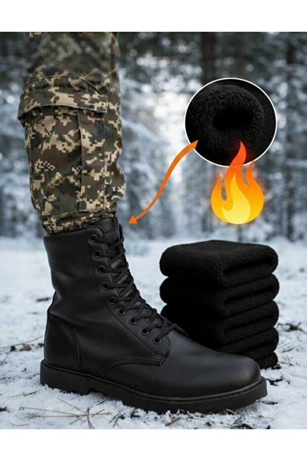 Kışlık Kalın Asker Çorabı 12 Çift - 1