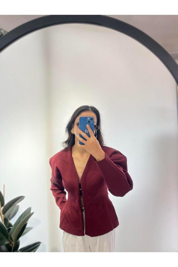 BORDO KANCALI ÇELİK ÖRME HIRKA - 1