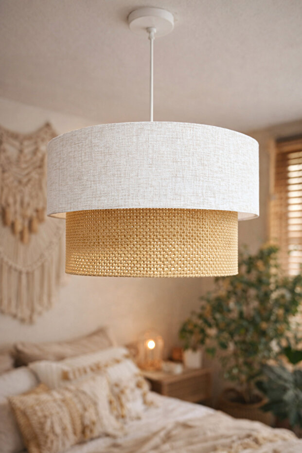 Natura Bahem Rattan Sarkıt Avize - 2