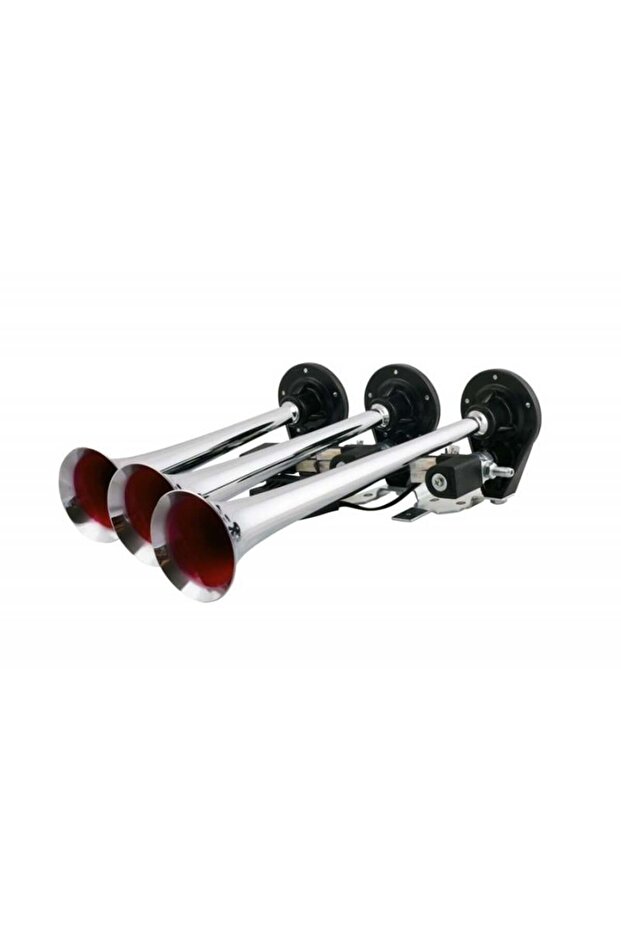 24V 3'LÜ HAVALI KORNA DALİ-DALİ (KROM) - 1