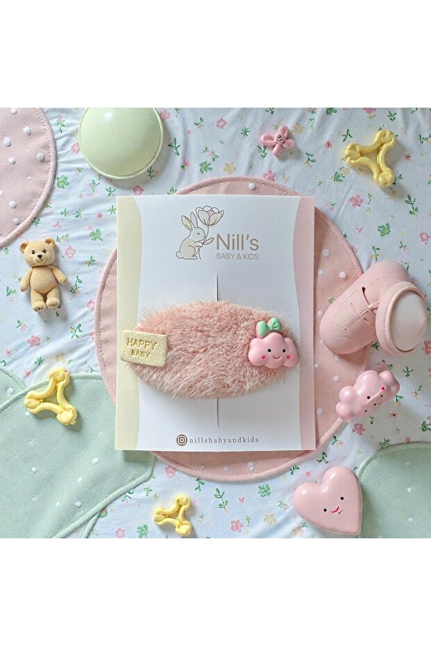 Powder Plush Cloud Figure Baby Buckle – Cute Design