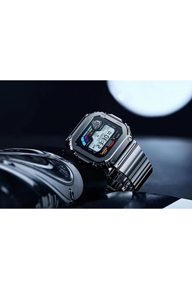 Nomad Smart Watch 1.54” TFT Display, Health Tracker, IP67 Water Resistant, 5-Day Battery