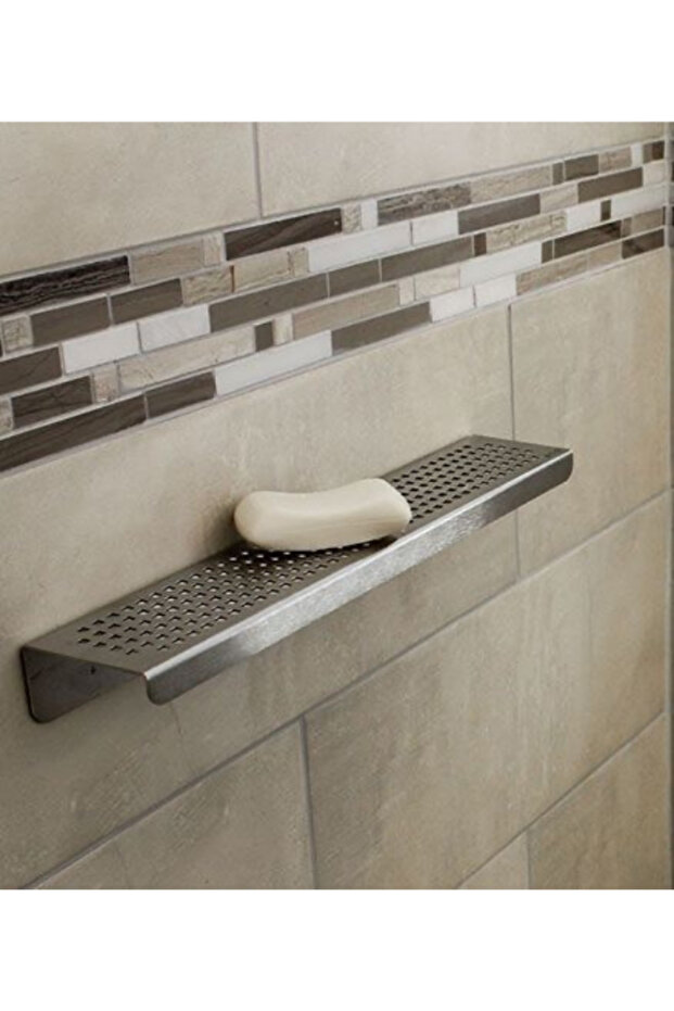 Paslanmaz Raf Banyo Rafı 40 cm