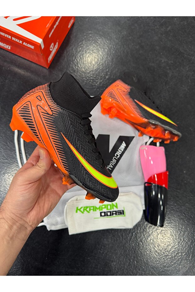 Air Superfly Professional Sock Cleats Set Bag+Sock+Shin Guard