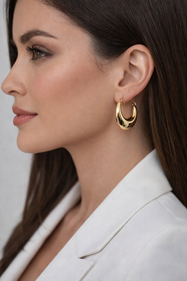 Women's Gold Hoop Earrings