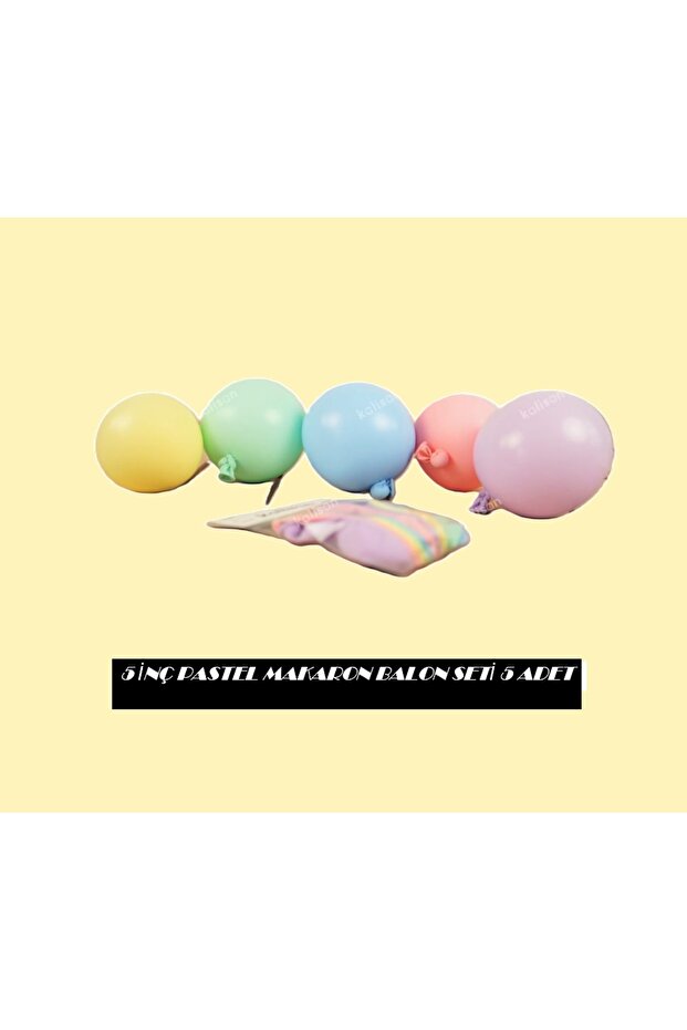Mini Metallic Gold Balloon 5 Inch 6Pcs